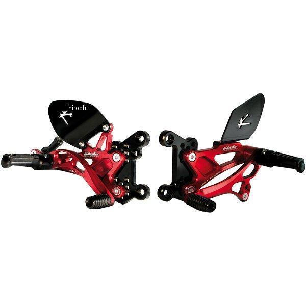 バルターモト Valter Moto バックステップ ストリート ポジション変更可 05年-06年 GSX-R1000 タイプ2.5 レッド VMC-PES59 HD店