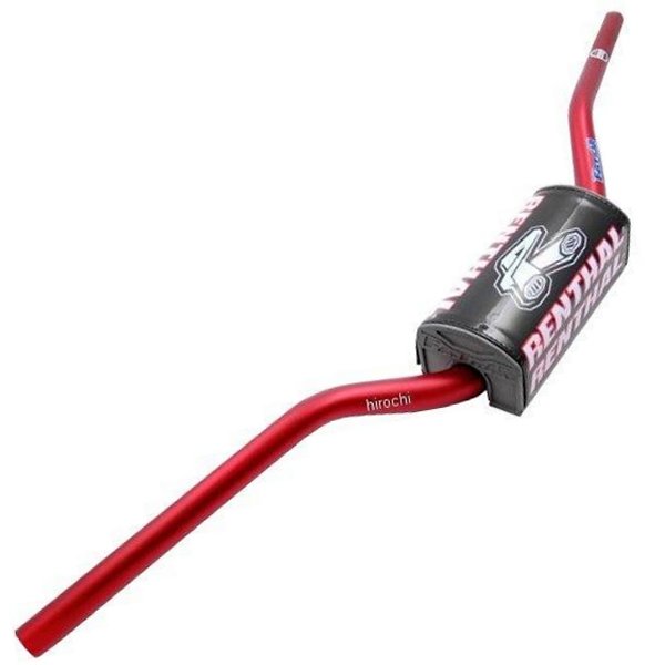 【USA在庫あり】 レンサル RENTHAL ハンドルバー 22mm ファット RC/ウィンダム 赤 0601-0231 HD店