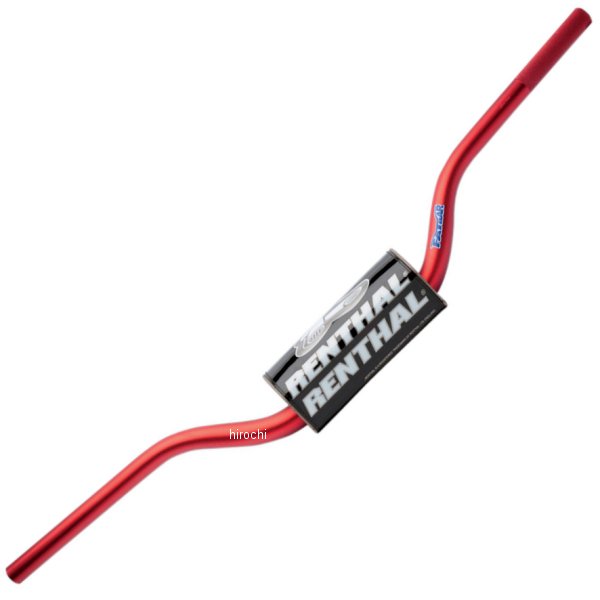【USA在庫あり】 レンサル RENTHAL ハンドルバー 22mm ファット CR ハイ 赤 0601-0232 HD店|ヒロチー商事 ハーレー 店