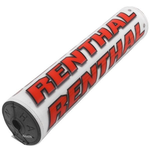 【USA在庫あり】 レンサル RENTHAL クロスバーパッド SX 長さ254mm 白/赤 0601-0459 HD店