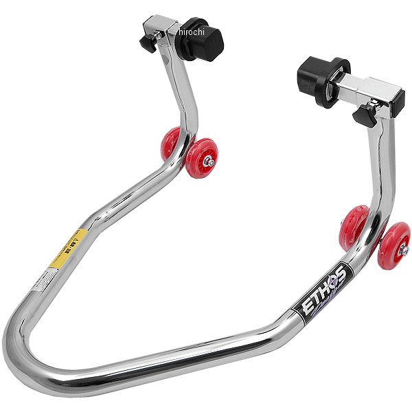 【メーカー在庫あり】 エトスデザイン ETHOS Design メンテナンス スタンド ミニダブルキャスター ラバー クローム (リア) R77100 HD店｜ヒロチー商事 ハーレー 店 10,597円