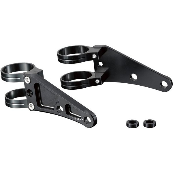 【メーカー在庫あり】 ポッシュ POSH マシンドヘッドライトステー 2クランプタイプ φ41mm 黒 030148-06 HD店｜ヒロチー商事 ハーレー 店