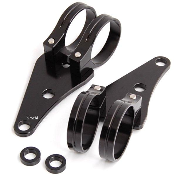 【メーカー在庫あり】 ポッシュ POSH マシンドヘッドライトステー 2クランプタイプ φ43mm 黒 032148-06 HD店｜ヒロチー商事 ハーレー 店