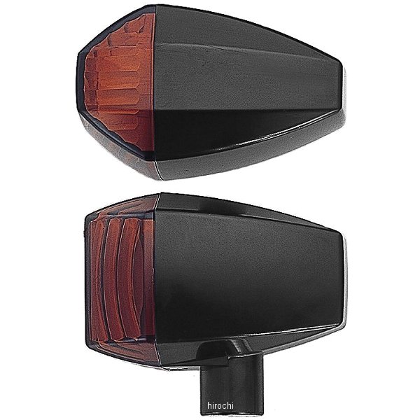 ポッシュ POSH LED ZRウインカーセット クリスタルタイプ 94年-02年 ZRX1100、ZRX400 黒/オレンジ 071465-06 HD店｜ヒロチー商事 ハーレー 店