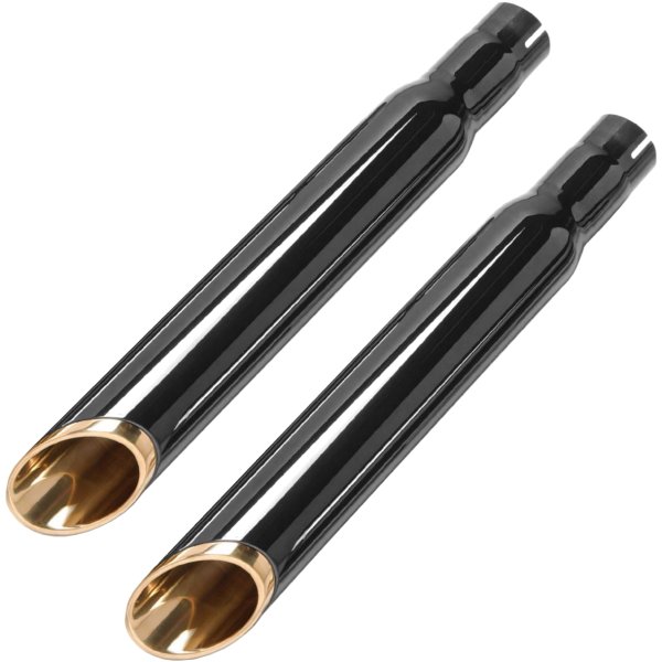 モーターステージ スリップオンマフラー ベビーブラス63 11年以降 FXS、FLSTFBS 黒 2014131B HD店｜ヒロチー商事 ハーレー 店