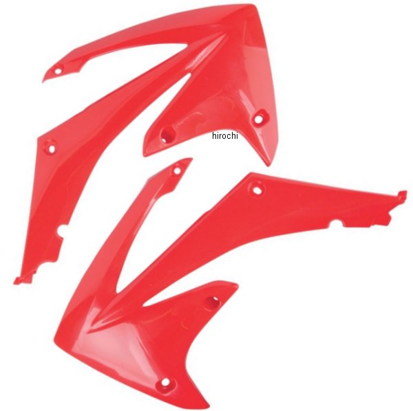 【USA在庫あり】 ユーフォープラスト UFO PLAST ラジエーターカバー 09年-10年 CRF250R、CR450R CRレッド 0520-0720 HD店