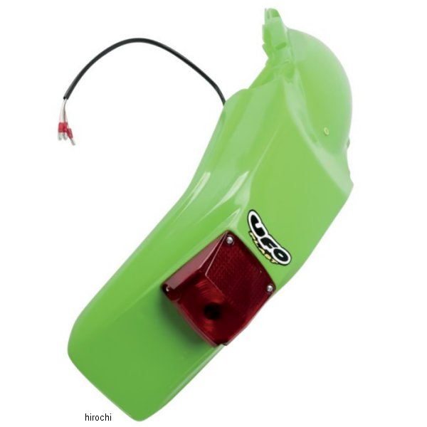 【USA在庫あり】 ユーフォープラスト UFO PLAST リアフェンダー ライト付き 95年-06年 KDX、CRF、XR KXグリーン 1403-0185 HD店