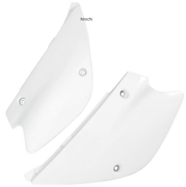 【USA在庫あり】 ユーフォープラスト UFO PLAST サイドパネル 95年-13年 KX100、KX85、KX80 白 12-329-29 HD店