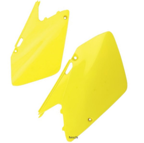 【USA在庫あり】 ユーフォープラスト UFO PLAST サイドパネル 03年-08年 RM250、RM125 N RMイエロー 12-348-34 HD店