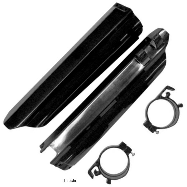 【USA在庫あり】 ユーフォープラスト UFO PLAST フォークチューブプロテクター 96年-04年 YZF、YZ、WRF 黒 0412-0014 HD店
