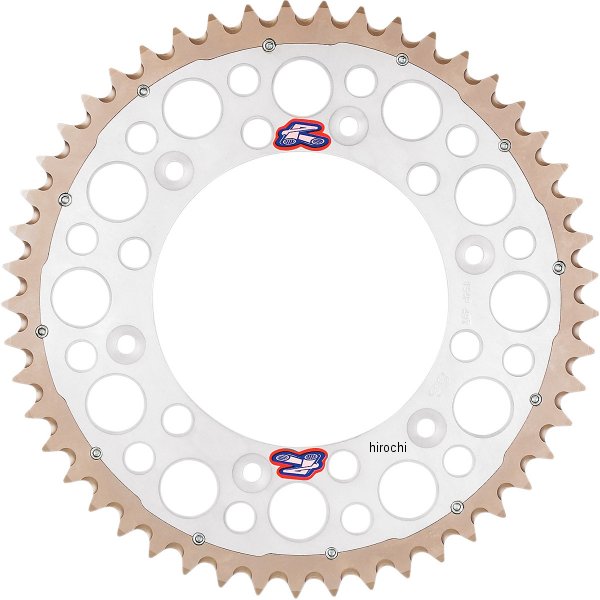 【USA在庫あり】 レンサル RENTHAL リア スプロケット ツインリング 48T/520 83年以降 CRF、CR、XR アルミ シルバー ren1540-520-48GPSI HD店｜ヒロチー商事 ハーレー 店