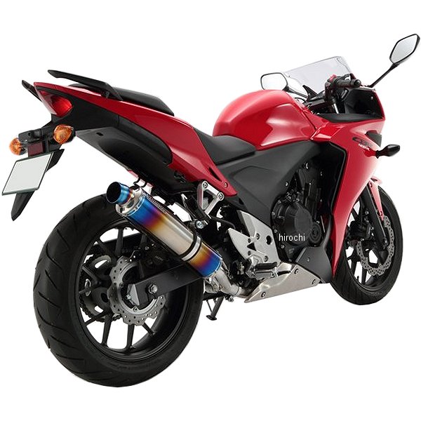 ビームス BEAMS スリップオンマフラー R-EVO 13年-16年 CBR400R、CB400F、CB400X ヒートチタン G155-53-P1J HD店