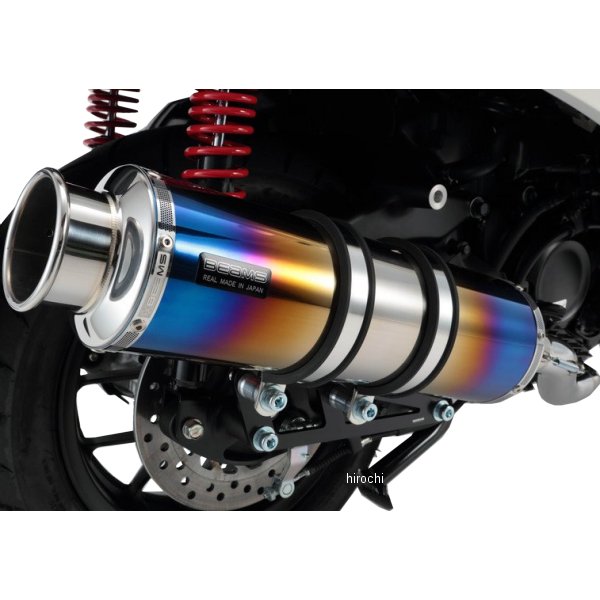 ビームス BEAMS フルエキゾースト SS400SP 08年以降 フォルツァZ、フォルツァX ヒートチタン G127-13-000 HD店|ヒロチー商事 ハーレー 店