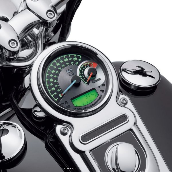 ハーレー純正 コンビネーション・アナログ スピード タコメーター 5インチ(MPH Km h) 70900072A HD店