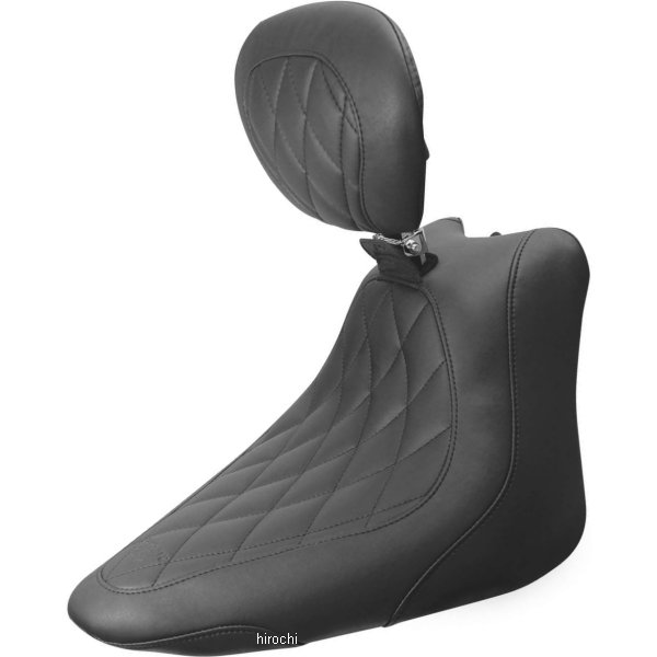 【USA在庫あり】 マスタング Mustang ソロ シート ワイド Tripper 12年-17年 FLS バックレスト付 ダイヤモンド mmp79745 HD店