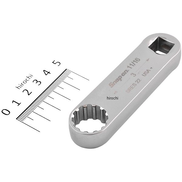 スナップオン Snap-on 1/2インチ スプライン トルク アダプター 11/16インチ SRES22 HD店