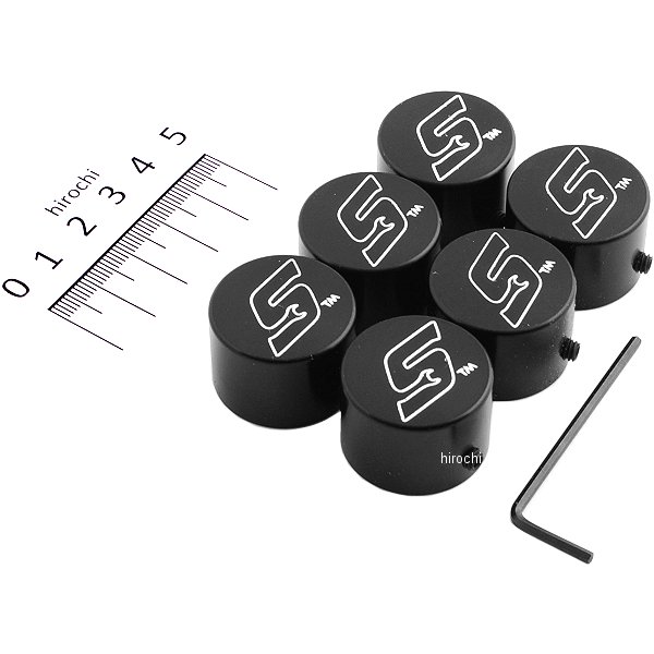 スナップオン Snap-on ストレージ アクセサリー パウダーコート塗装キャスターボルトカバー ブラック (6個入り) KACAP6BK HD店｜ヒロチー商事 ハーレー 店