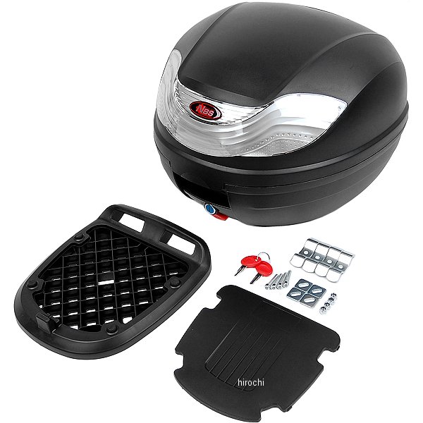 【メーカー在庫あり】 NBS バイクパーツセンター リアボックス 黒/シルバー 32L 907907 HD店