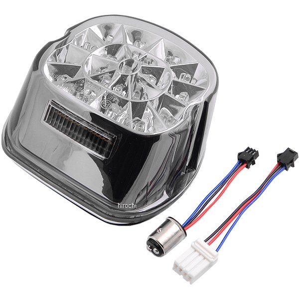 【USA在庫あり】 DRAG LEDテールライト WEB スモーク 上側ナンバー灯付 2010-0744 HD店|ヒロチー商事 ハーレー 店