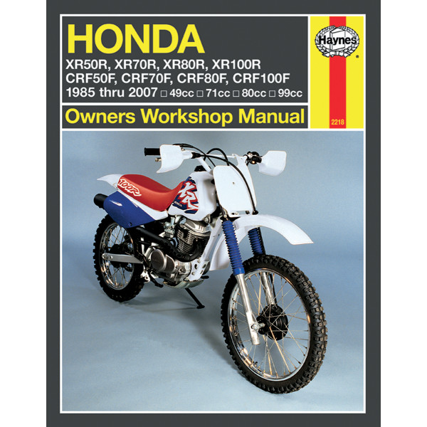 【USA在庫あり】 ヘインズ Haynes マニュアル 整備書 85年-07年 ホンダ XR50R/XR80R/XR80R/XR100R/CR50F他 HM2218 HD店｜ヒロチー商事 ハーレー 店