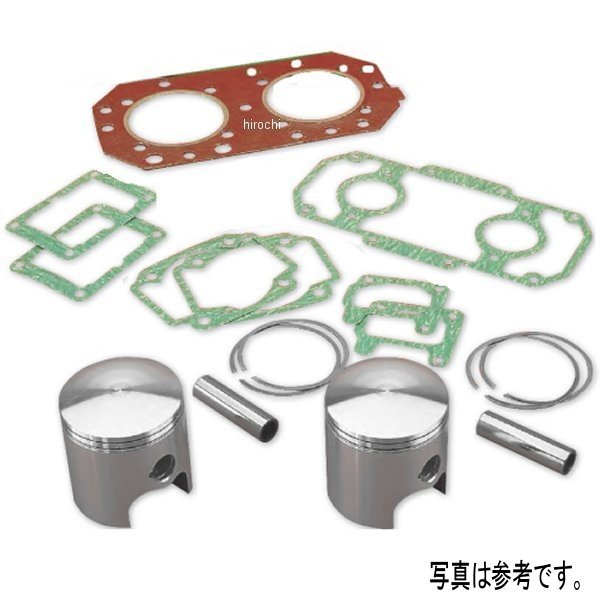 【USA在庫あり】 ワイセコ Wiseco 2スト ピストン フルセット 89年-96年 カワサキ JF650 643cc 76.50mm .5mm WK1017 HD店|ヒロチー商事 ハーレー 店