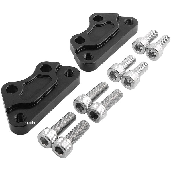 【メーカー在庫あり】 アクティブ ACTIVE フロントキャリパーサポート ブレンボ40mmピッチ&STDローター径 00年-13年 スポーツスター、ダイナ 黒 1470072B HD店