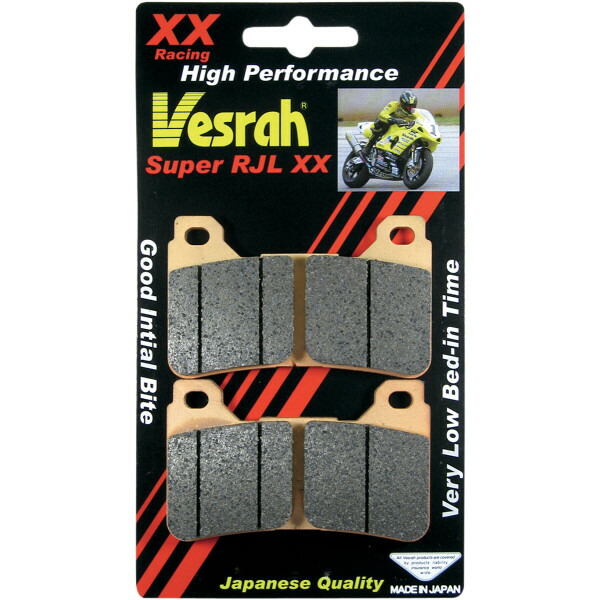 【USA在庫あり】 ベスラ Vesrah ブレーキパッド 04年-13年 CBR1000、CBR600 RJL XX シンタード フロント 1721-1681 HD店