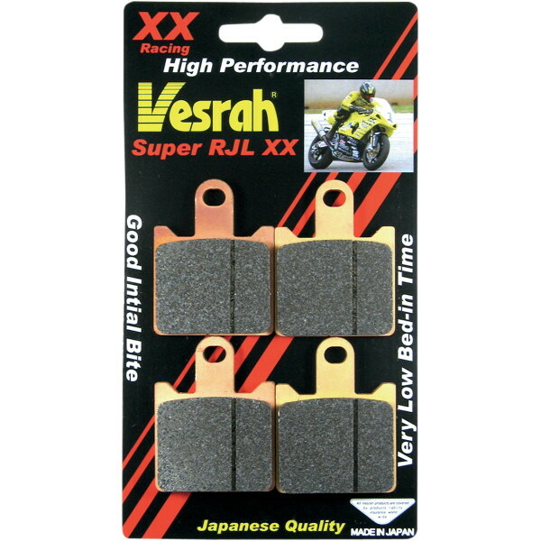 【USA在庫あり】 ベスラ Vesrah ブレーキパッド 07年-12年 ニンジャ ZX-6R RJL XX シンタード フロント 1721-1682 HD店