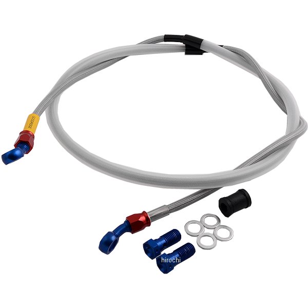 グッドリッジ ビルドアライン フロント ブレーキホースキット 00年-09年 DR-Z400S アルミ/クリア 20559120 HD店