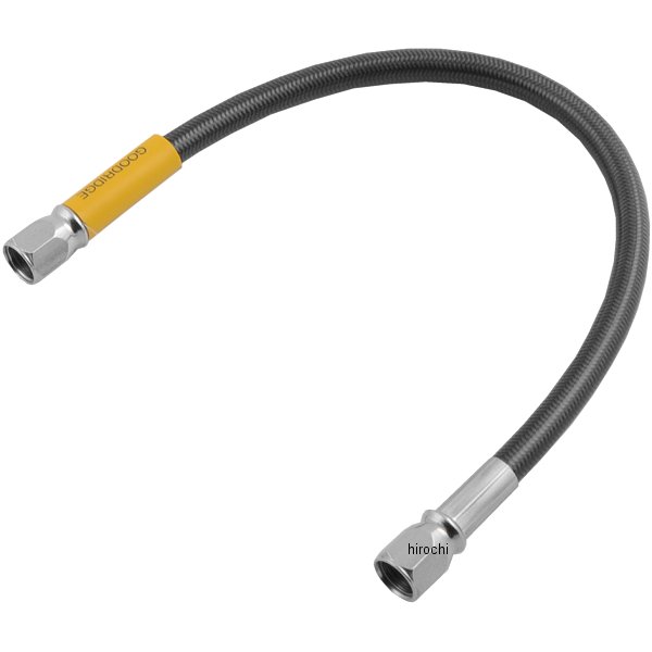 グッドリッジ ビルドアライン ユニバーサル ブレーキホース ロードモデル用 全長285mm ステンレス/スモーク B30245S HD店