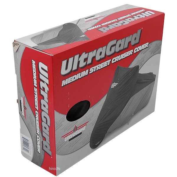417621 ウルトラガード UltraGard クルーザー カバー Mサイズ 黒/グレー 4-443BC HD店｜ヒロチー商事 ハーレー 店