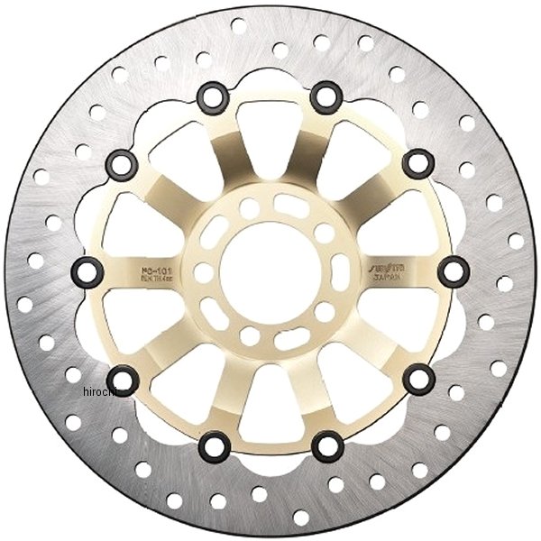 サンスター SUNSTAR フロント ディスクローター カスタム 310 88年-13年 バンディット1200、イナズマ1200、SV650 ゴールド KC-203H HD店