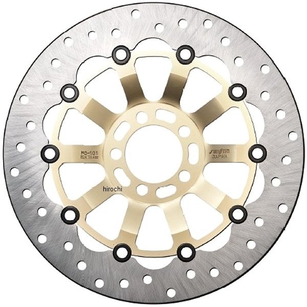 サンスター SUNSTAR フロント ディスクローター カスタム 298 86年-08年 FJ1200、TDM850、FZR600 ゴールド KC-402H HD店｜ヒロチー商事 ハーレー 店