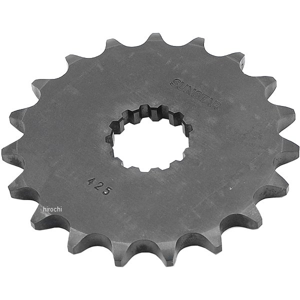 サンスター SUNSTAR フロント スプロケット 525/19T 01年-14年 トライアンフ ボンネビル スチール 黒 425-19 HD店 7,853円