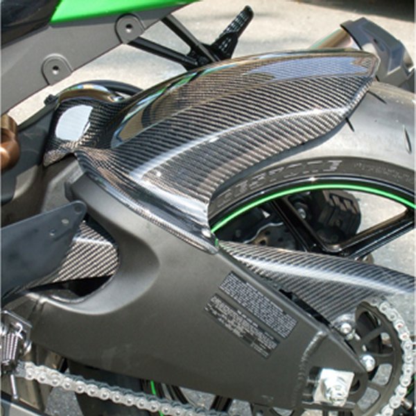 クレバーウルフ CLEVER WOLF チェーンカバー 08年-09年 カワサキ ニンジャ ZX-10R カーボン平織 08ZX1-110-02 HD店
