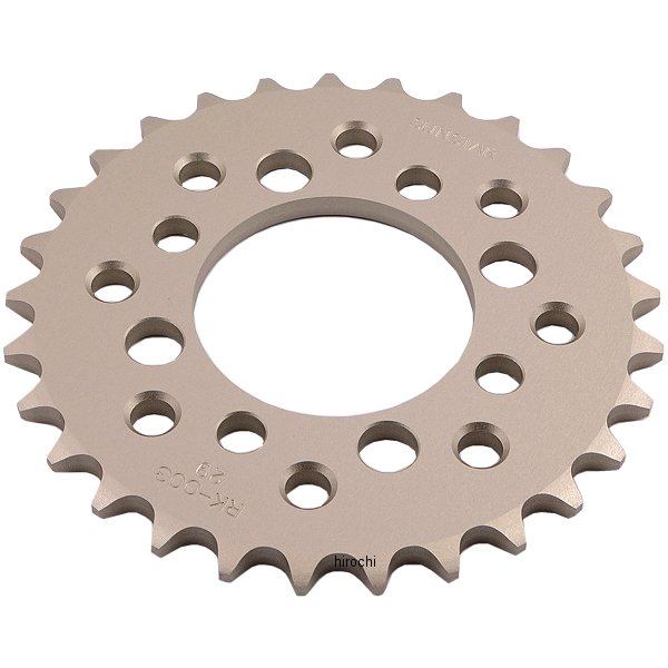 サンスター SUNSTAR リア スプロケット 420/29T 81年-15年 KSR、KLX、AR アルミ シャンパンゴールド RK-003-29 HD店|ヒロチー商事 ハーレー 店