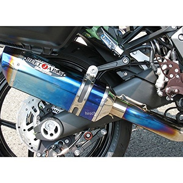 ビート BEET フルエキゾースト ナサートエボリューション TYPE2 T2 パニア対応 17年 Ninja1000 チタン/青 0223-KD6-BL HD店｜ヒロチー商事 ハーレー 店