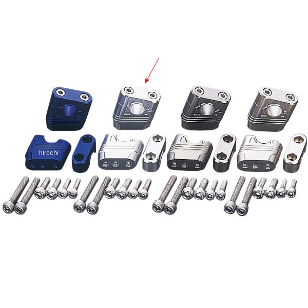 ポッシュ POSH マッスルポジションブラケット 13年-15年 グロム、MSX125 シルバー 059052-03 HD店