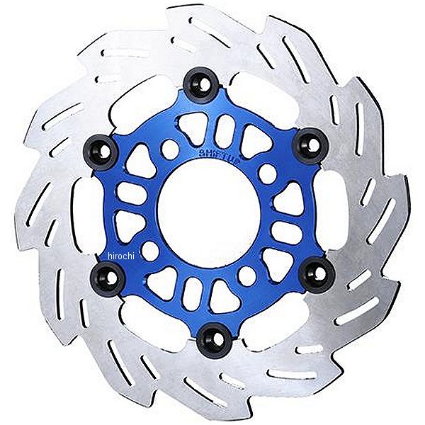 シフトアップ ウェーブディスクローター 220mm グロム 青/黒 260056-01 HD店｜ヒロチー商事 ハーレー 店