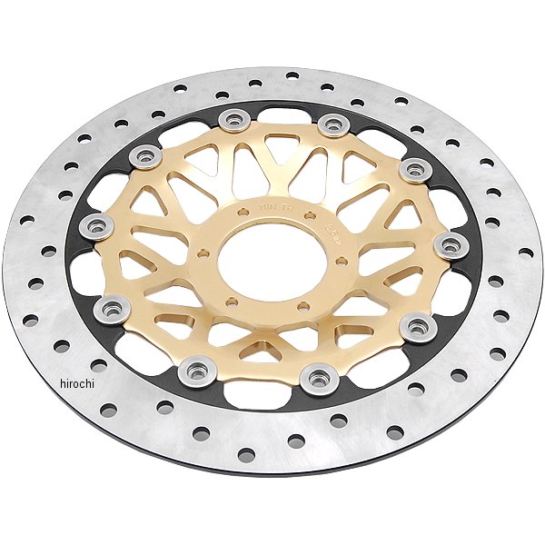 楽天市場】旧CB400F ディスクローター 4穴 トレンチ 銀 1枚