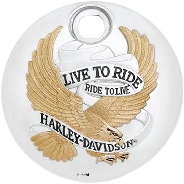 ハーレー純正 フュエルタンクコンソールドア 08年以降 Live To Ride ゴールド 61335-09A HD店｜ヒロチー商事 ハーレー 店