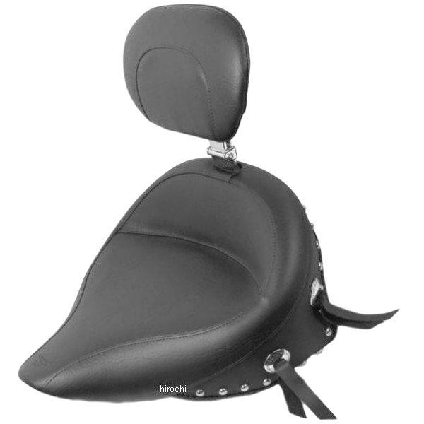 【USA在庫あり】 マスタング Mustang シート ソロ ワイド FLSTS/C スタッド/バックレスト付き 0802-0491 HD店