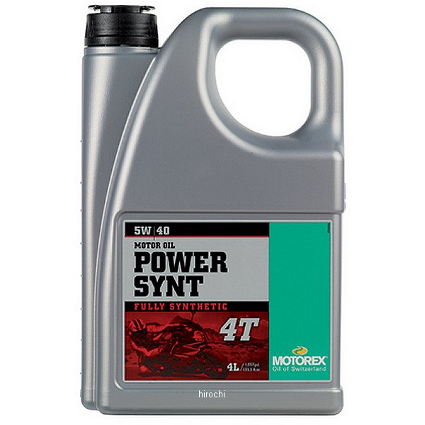 【メーカー在庫あり】 モトレックス MOTOREX POWER SYNT 4T 5W-40 4サイクルオイル 4L 97783 HD店