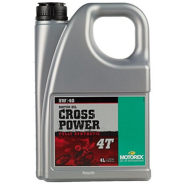 【メーカー在庫あり】 モトレックス MOTOREX CROSS POWER 4T 5W-40 4サイクルオイル 4L 97790 HD店