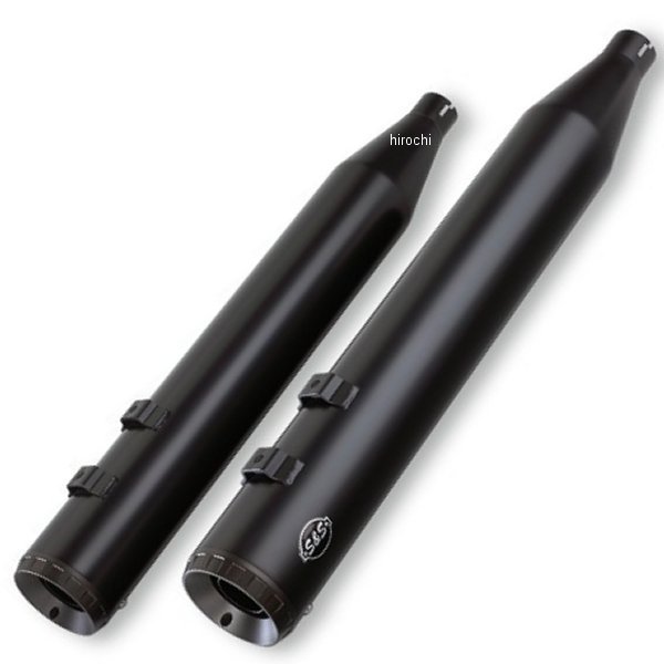 【USA在庫あり】 S&Sサイクル S&S Cycle 4インチ スリップオンマフラー Grand National 95年-06年 黒 1801-1206 HD店|ヒロチー商事 ハーレー 店