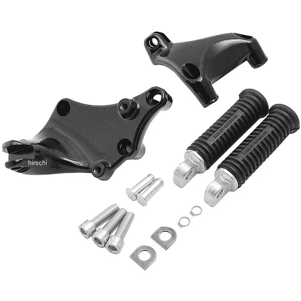 ハーレー純正 パッセンジャーフットペグマウントキット 14年以降 XL 黒 50500270 HD店