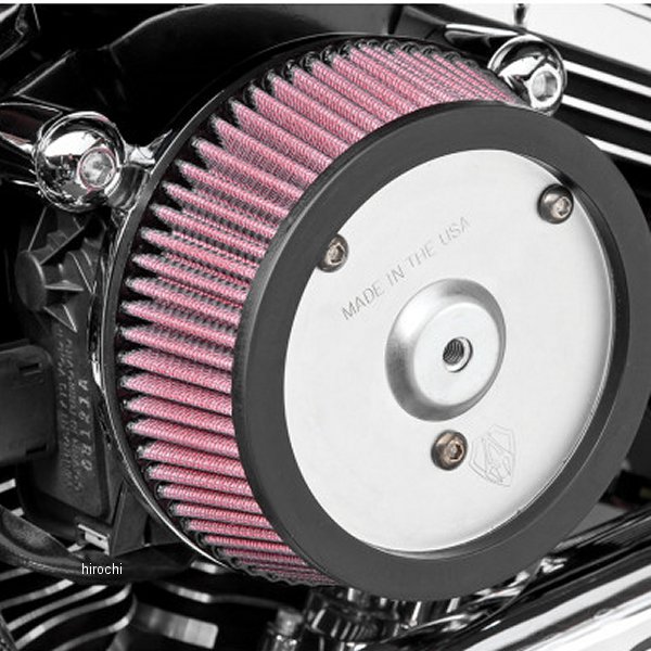 【USA在庫あり】 アレンネス Arlen Ness ビックサッカー ステージI 標準フィルター 09年以降 XL48 クローム 1010-2063 HD店