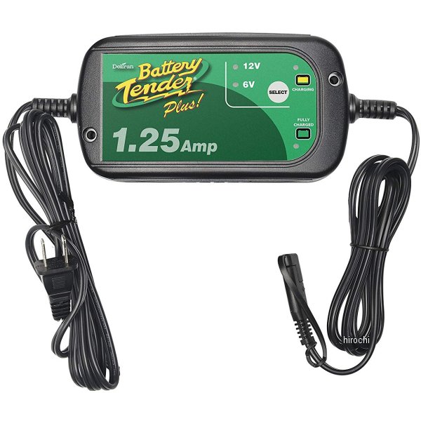【USA在庫あり】 バッテリーテンダー Deltran Battery Tender 6V 12V 1.25AMP 充電器 btn022-0211-DL-WH HD店