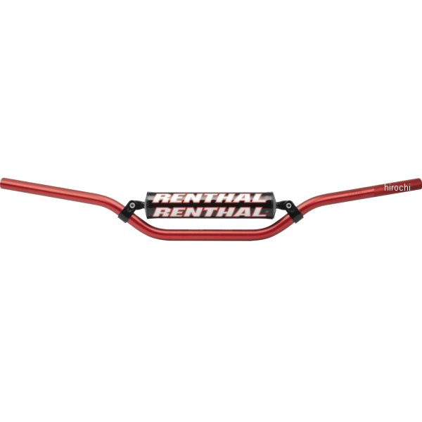 【USA在庫あり】 レンサル RENTHAL ハンドルバー 7/8インチ(22mm) RC/OE 7/8インチ(22mm) 赤 ren971-08-RD-01-185 HD店