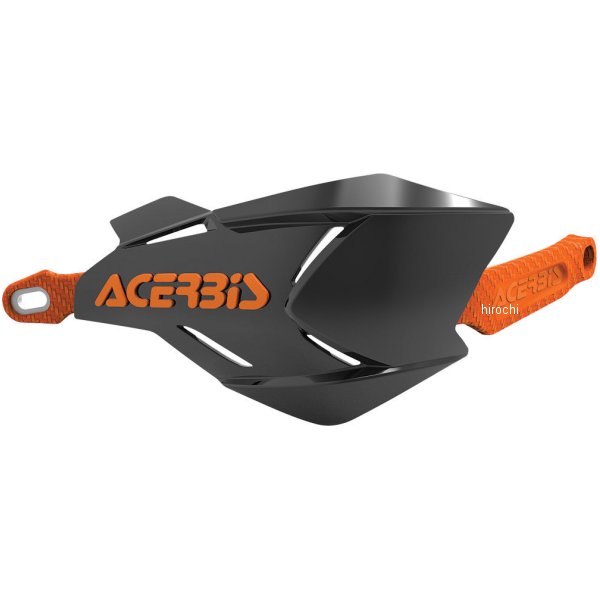 【USA在庫あり】 アチェルビス ACERBIS X-Factory ハンドガード 黒/オレンジ acb2634661009 HD店